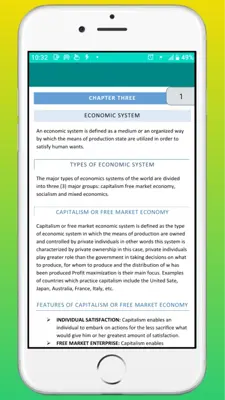 Economics Notes android App screenshot 1