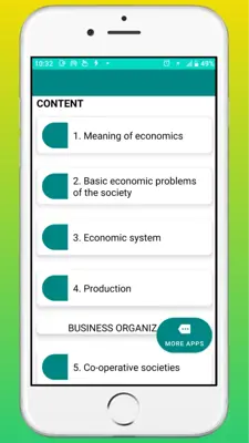 Economics Notes android App screenshot 3